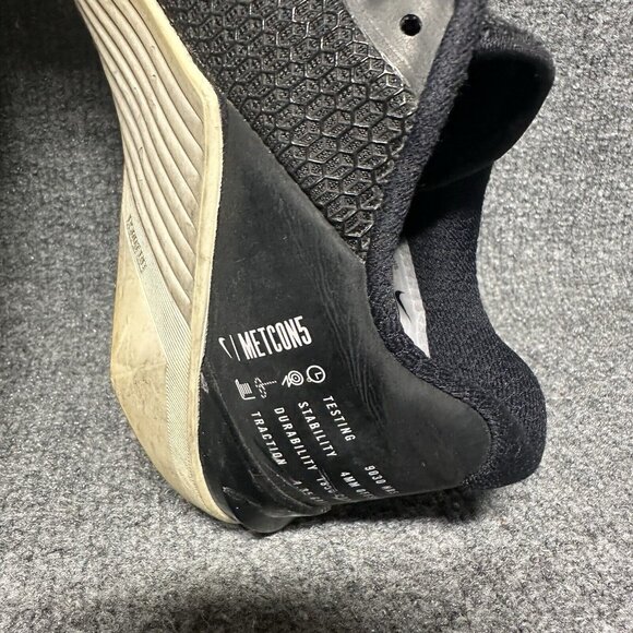 Nike Metcon 5 Women’s Shoes Black White Training Athletic Gym Size 8.5 - Picture 7 of 10